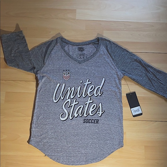 Tops - USA Adult Soccer Women's Ots Distressed Tee